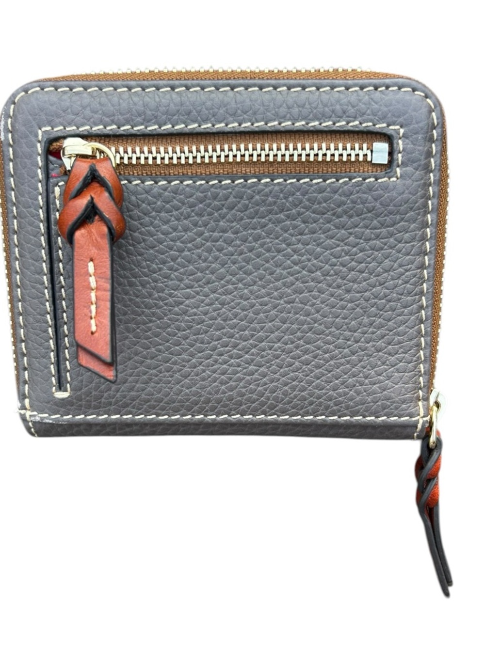 Dooney & Bourke Pebble Grain Small Zip Around Wallet - Picture 2 of 5